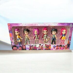 Colorful kpop demon hunters Fashion Doll Set